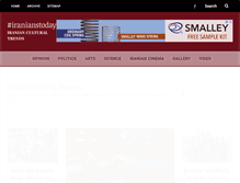Tablet Screenshot of iranianstoday.com
